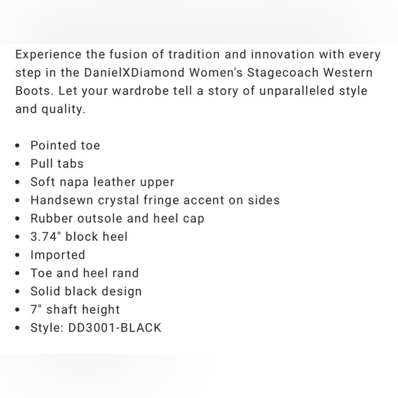 Daniel x Diamond rhinestone boot - Picture 4 of 10